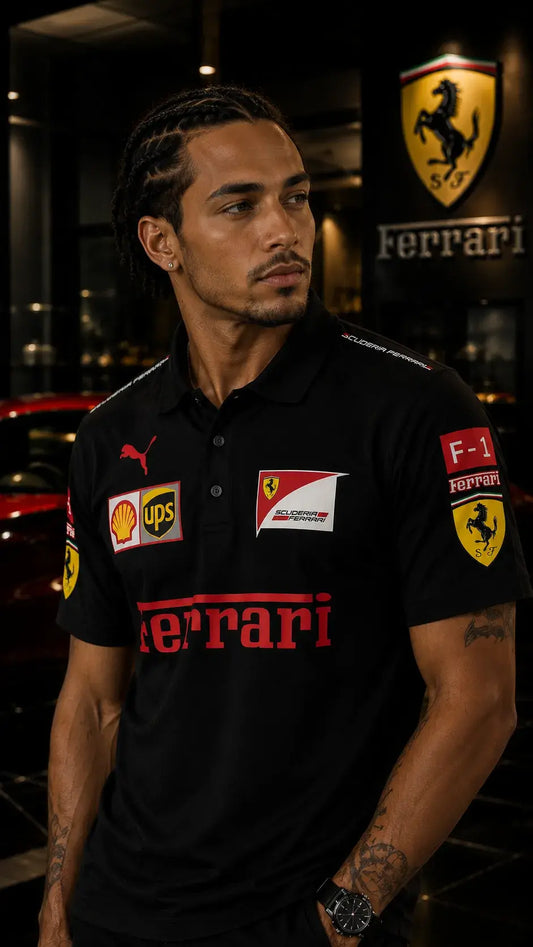 Scuderia Heritage Polo – Nero Edition