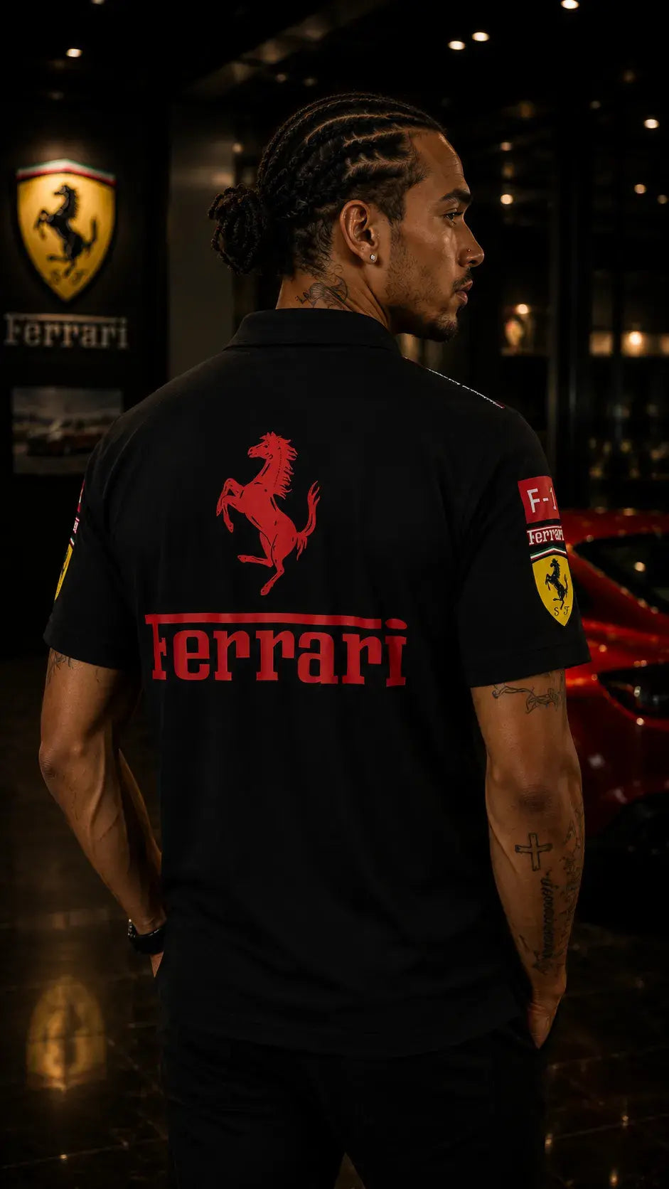 Scuderia Heritage Polo – Nero Edition