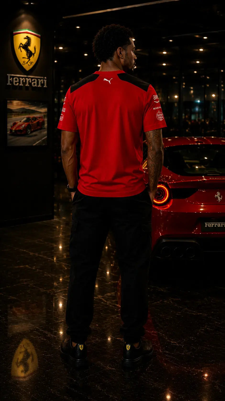 Scuderia Rosso Corsa Polo – Performance Collection