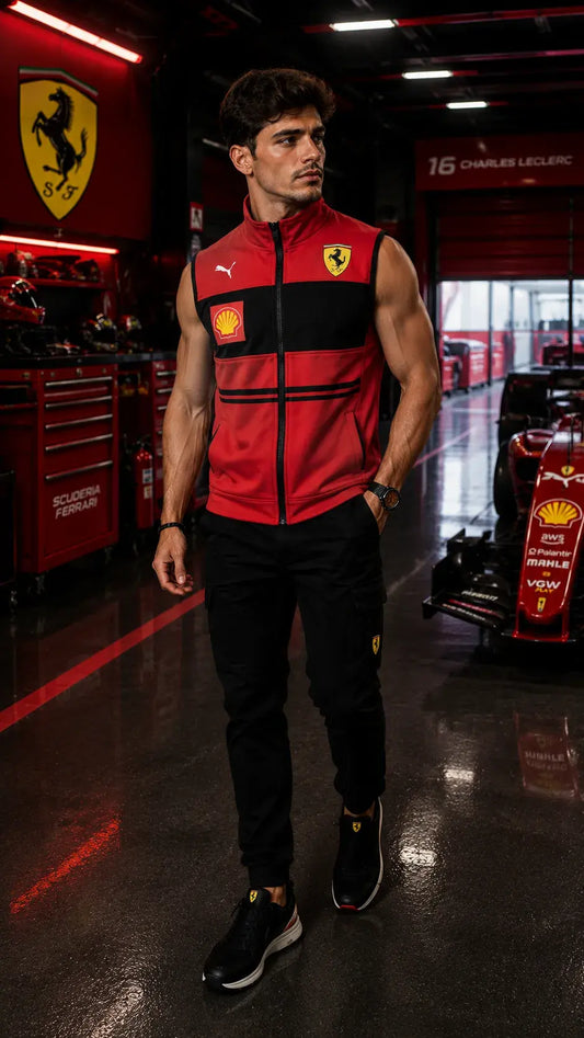 Scuderia Velocity Vest – Rosso Corsa Edition