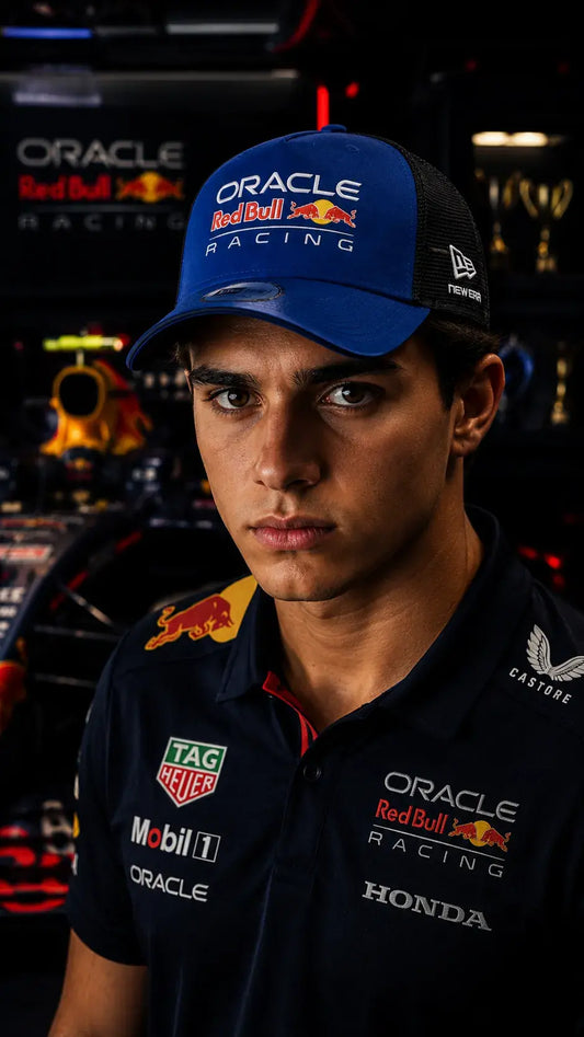 Oracle Red Bull Racing 2026 New Era Trucker Cap - Blue