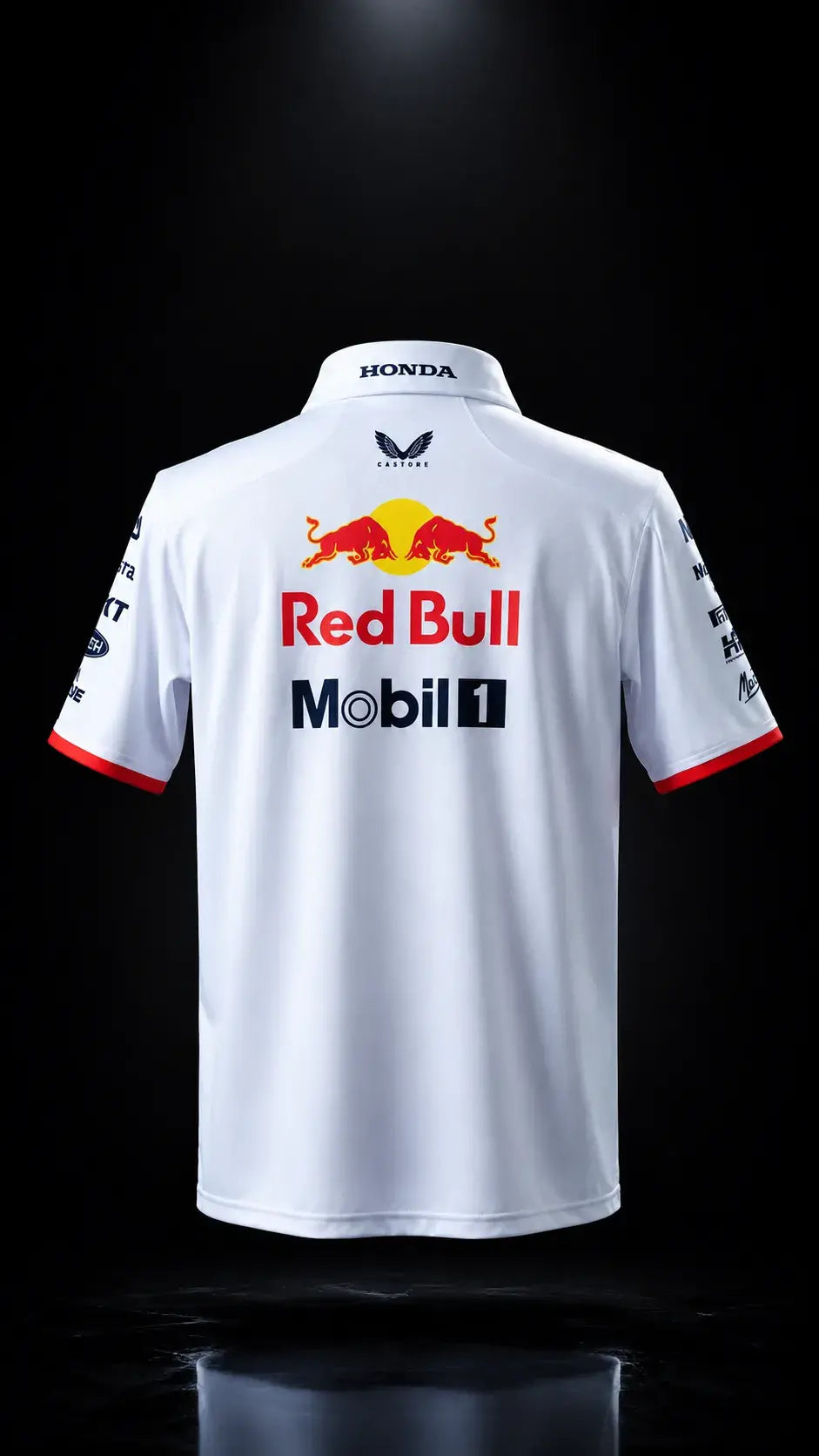 Oracle Red Bull Racing 2026 Team Polo Shirt - White