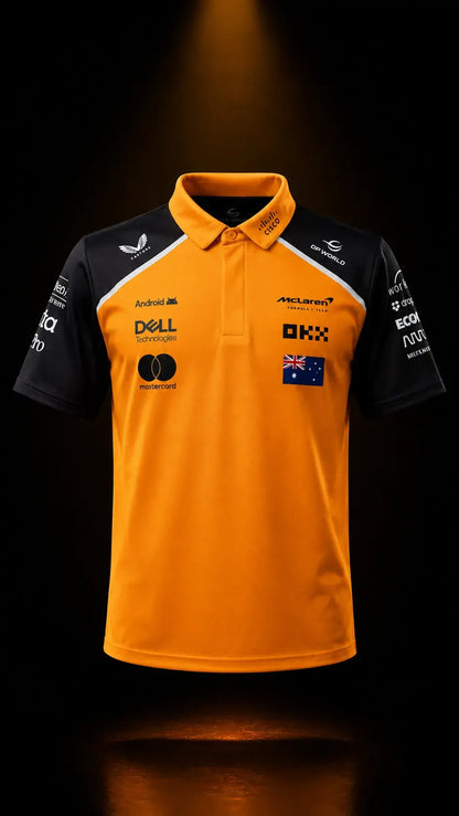 2026 Team Set Up T-Shirt Papaya Polo
