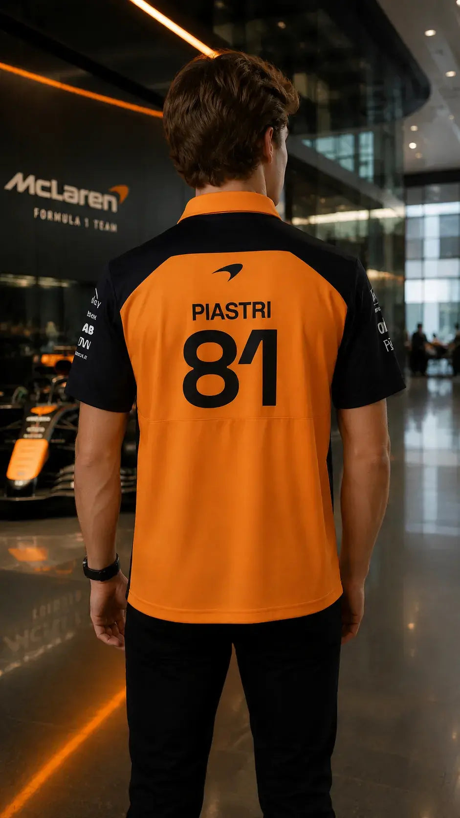 2026 Team Set Up T-Shirt Papaya Polo
