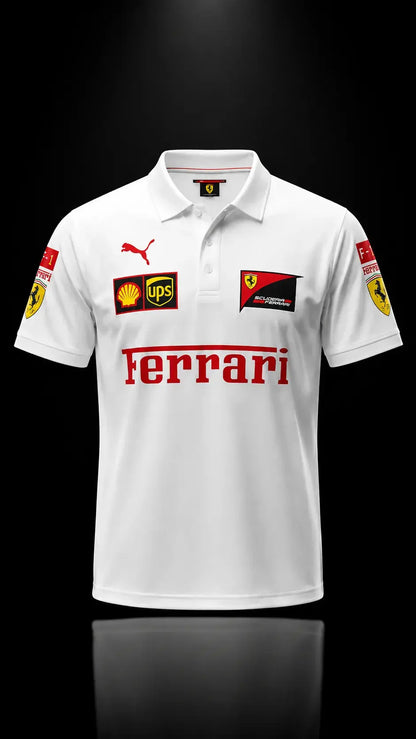 Scuderia Heritage Polo – White Edition