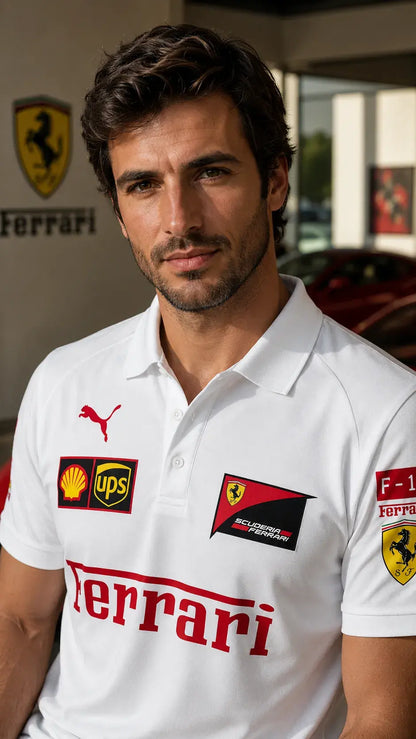 Scuderia Heritage Polo – White Edition