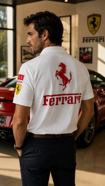 Scuderia Heritage Polo – White Edition
