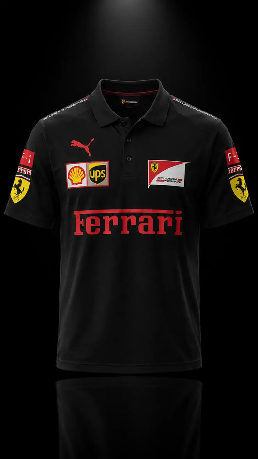 Scuderia Heritage Polo – Nero Edition