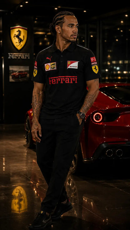Scuderia Heritage Polo – Nero Edition