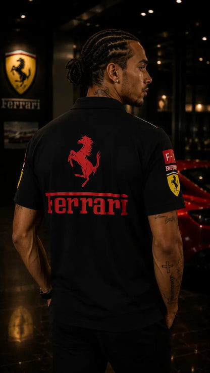 Scuderia Heritage Polo – Nero Edition