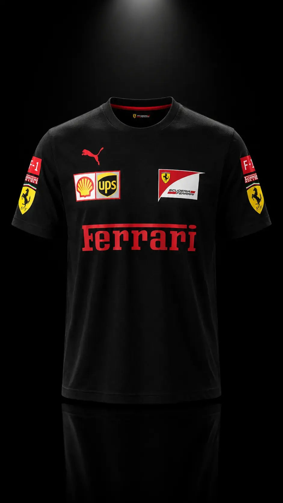 Scuderia Heritage Tee – Nero Rosso Edition