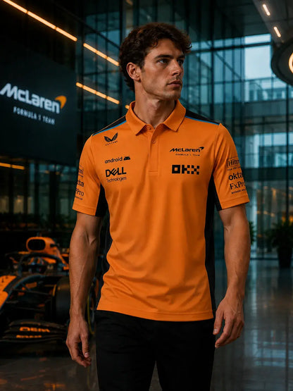 2026 Team Set Up T-Shirt Papaya Polo 2