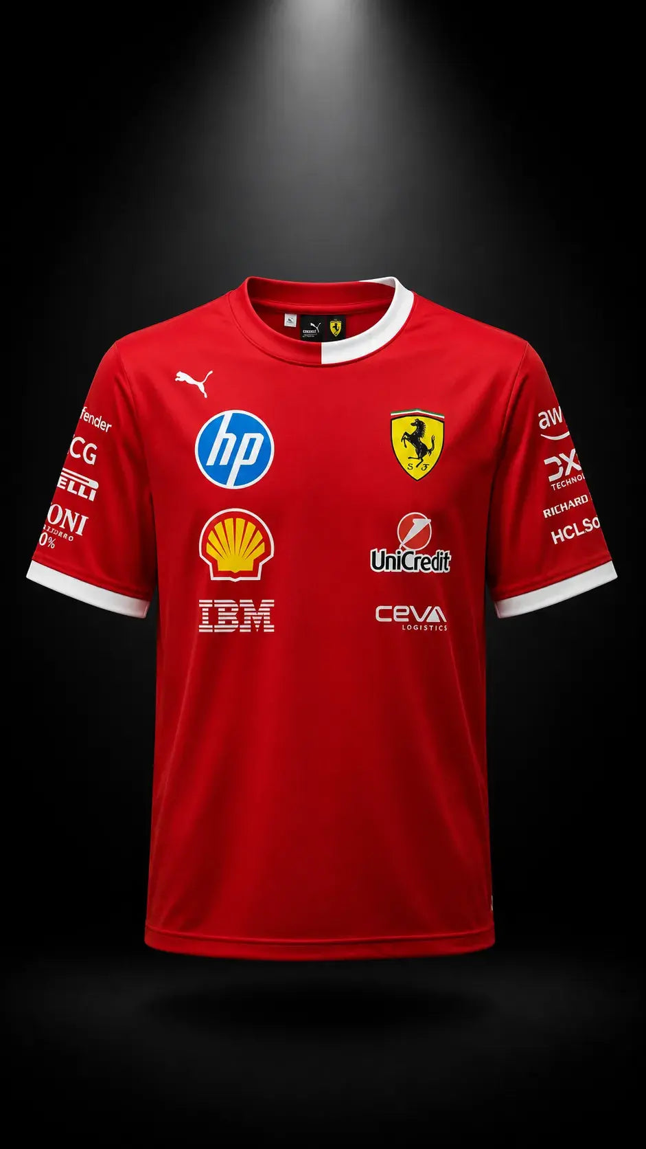 Scuderia Velocity Tee – Rosso Corsa Edition