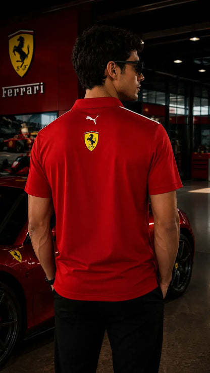 Scuderia Velocity Tee – Rosso Corsa Edition