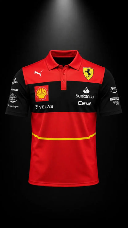 Scuderia 55 Legacy Polo – Rosso Corsa Edition