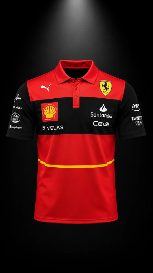 Scuderia 55 Legacy Polo – Rosso Corsa Edition