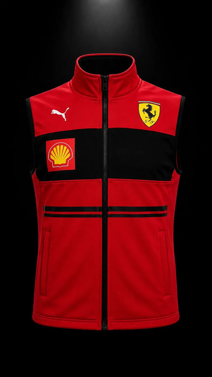 Scuderia Velocity Vest – Rosso Corsa Edition