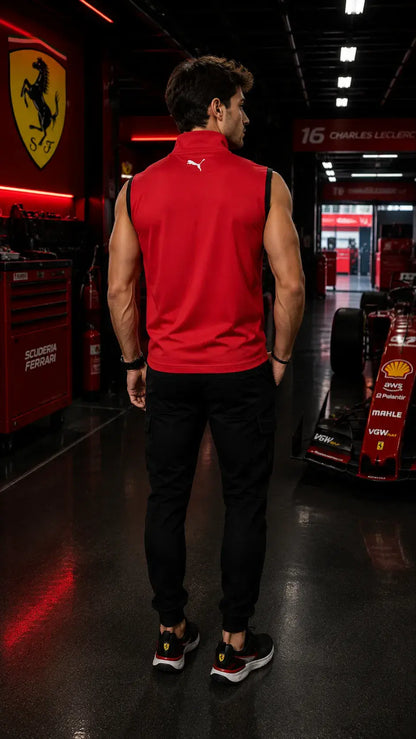 Scuderia Velocity Vest – Rosso Corsa Edition
