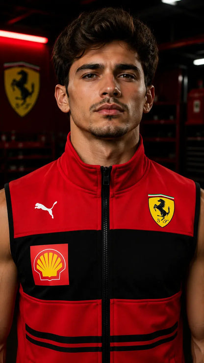 Scuderia Velocity Vest – Rosso Corsa Edition