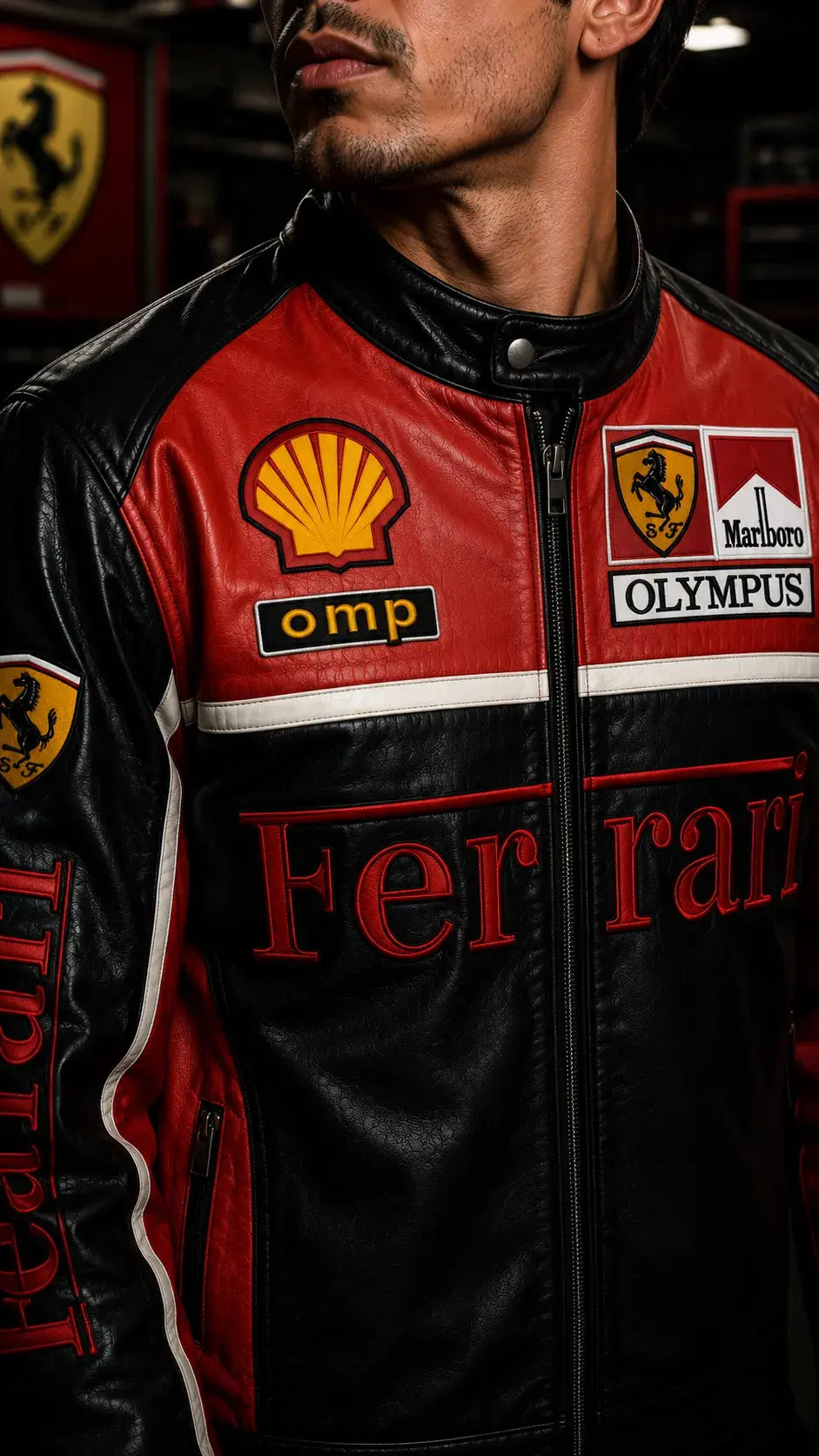 Scuderia Heritage Jacket - Rosso Nero