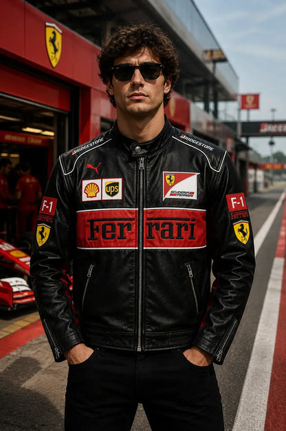 Scuderia Heritage Leather Jacket