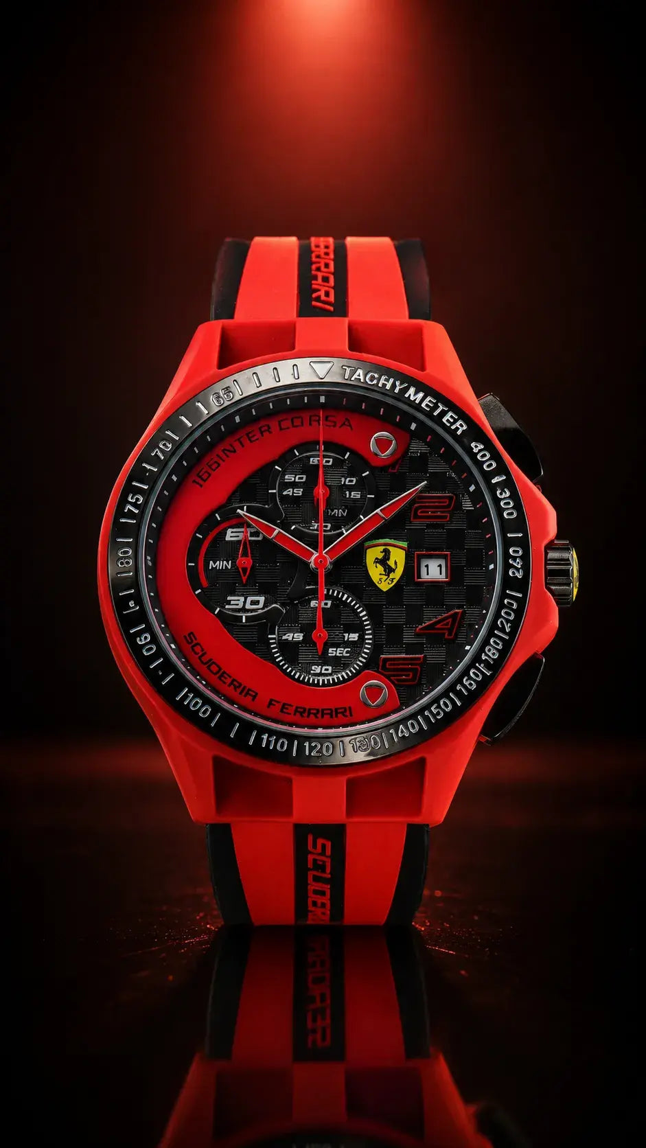 Scuderia Ferrari Corsa Chronograph Tachymeter Watch