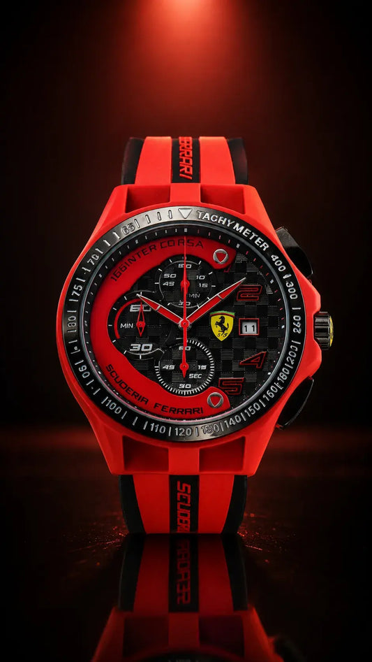 Scuderia Ferrari Corsa Chronograph Tachymeter Watch