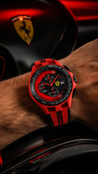 Scuderia Ferrari Corsa Chronograph Tachymeter Watch