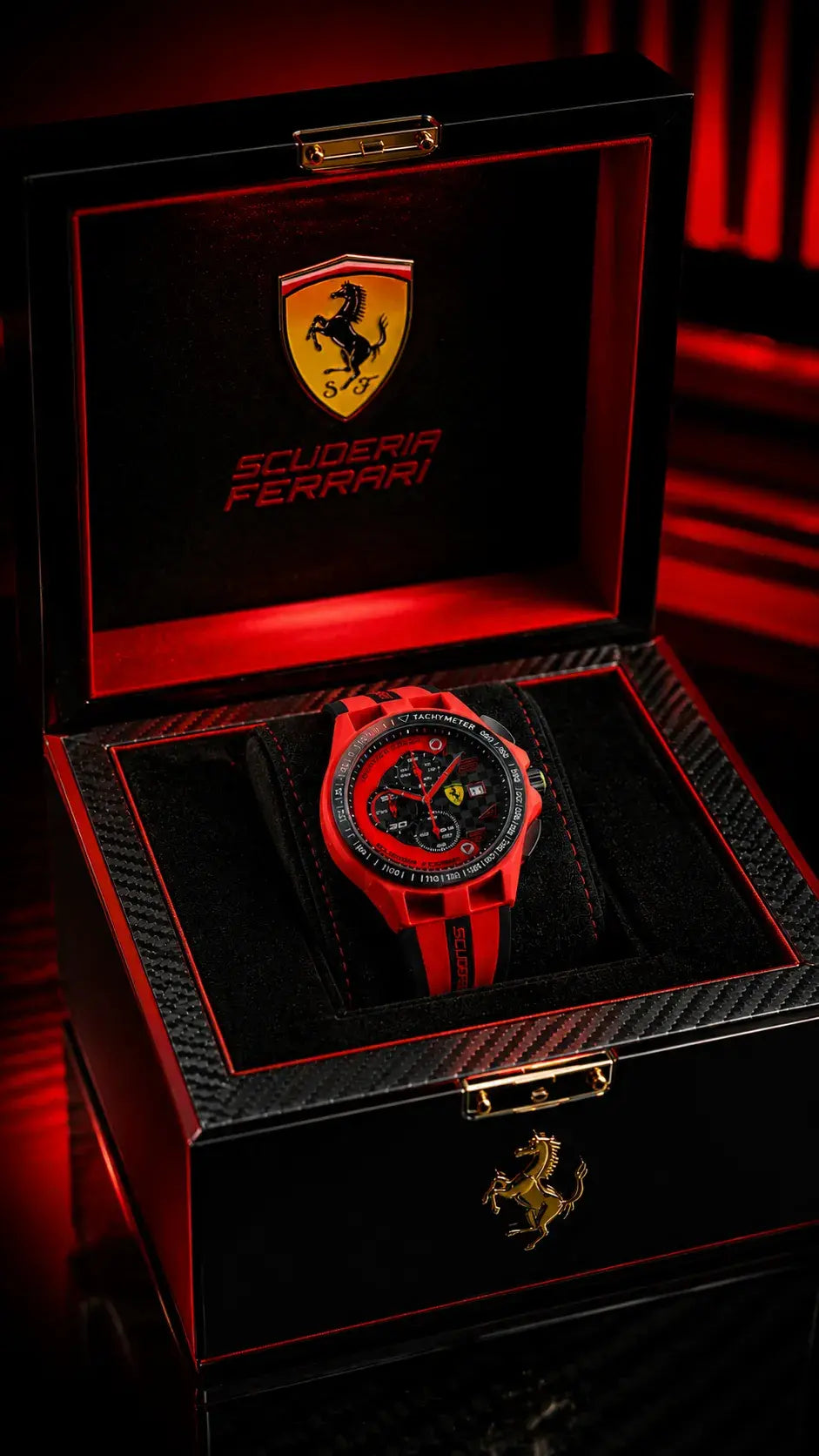 Scuderia Ferrari Corsa Chronograph Tachymeter Watch