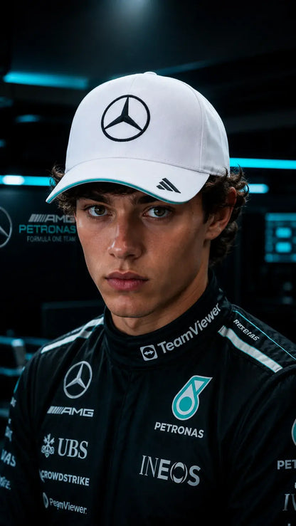 Mercedes-AMG Petronas F1 Team 2026 Cap - White