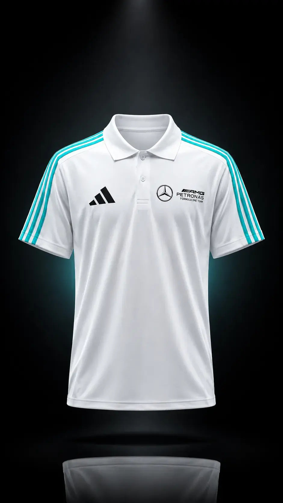Mercedes-AMG Petronas F1 Team 2026 Polo Shirt - White