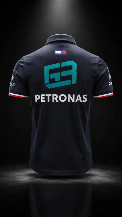 Mercedes-AMG Petronas F1 Team 2026 Team Polo Shirt - Navy
