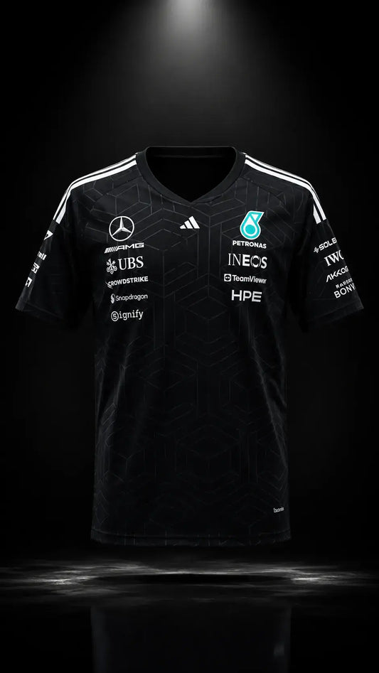 Mercedes-AMG Petronas F1 Team 2026 Team T-Shirt - Black