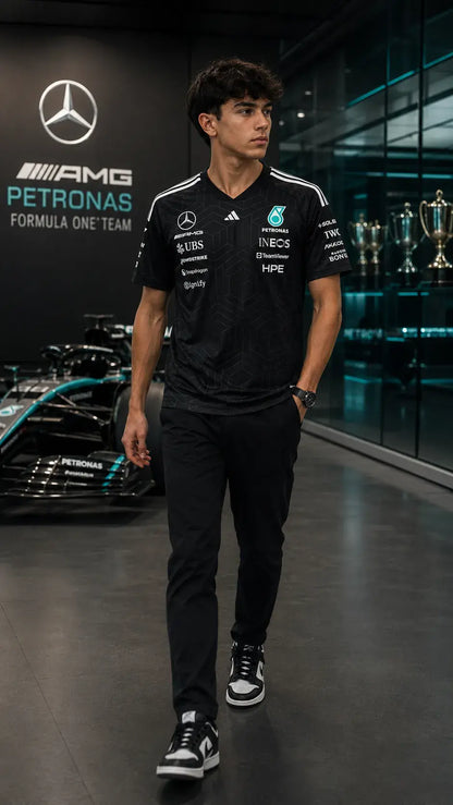 Mercedes-AMG Petronas F1 Team 2026 Team T-Shirt - Black