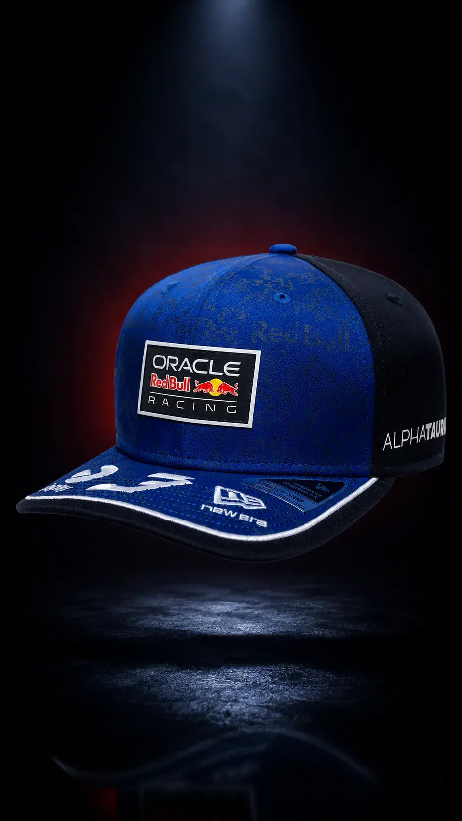 Oracle Red Bull Racing 2026 New Era 9FORTY Stretch Snap Cap - Blue/Black