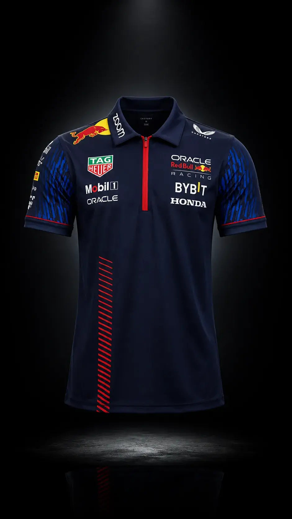Oracle Red Bull Racing 2026 Team Zip Polo Shirt