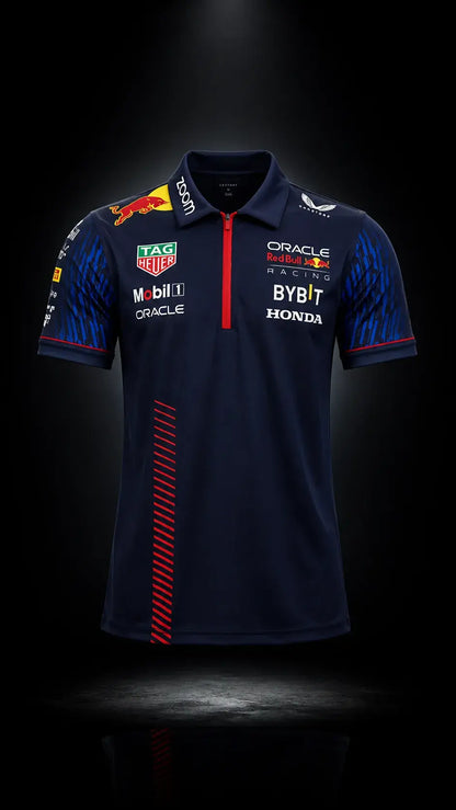 Oracle Red Bull Racing 2026 Team Zip Polo Shirt