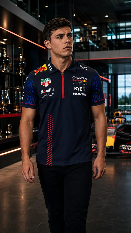 Oracle Red Bull Racing 2026 Team Zip Polo Shirt