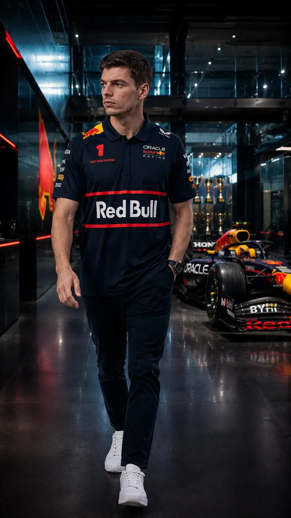 Oracle Red Bull Racing 2026 Max Verstappen Team Polo Shirt