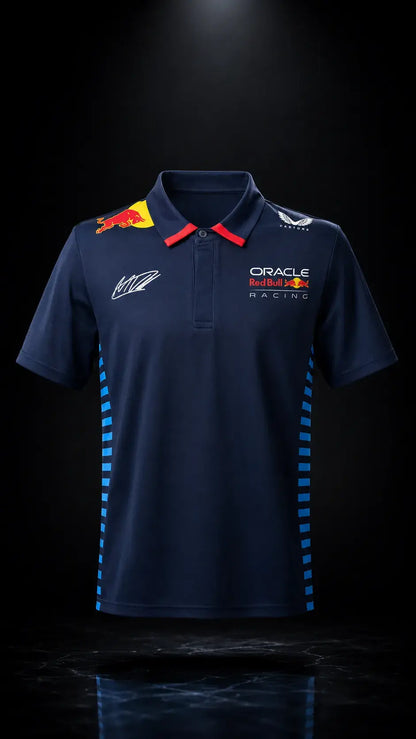 Oracle Red Bull Racing 2026 Max Verstappen Signature Team Polo Shirt