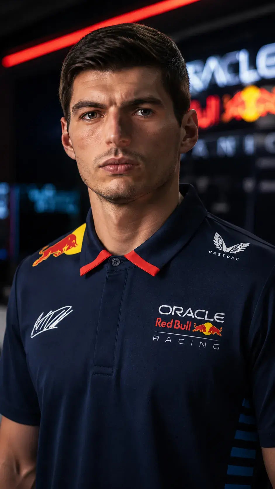 Oracle Red Bull Racing 2026 Max Verstappen Signature Team Polo Shirt