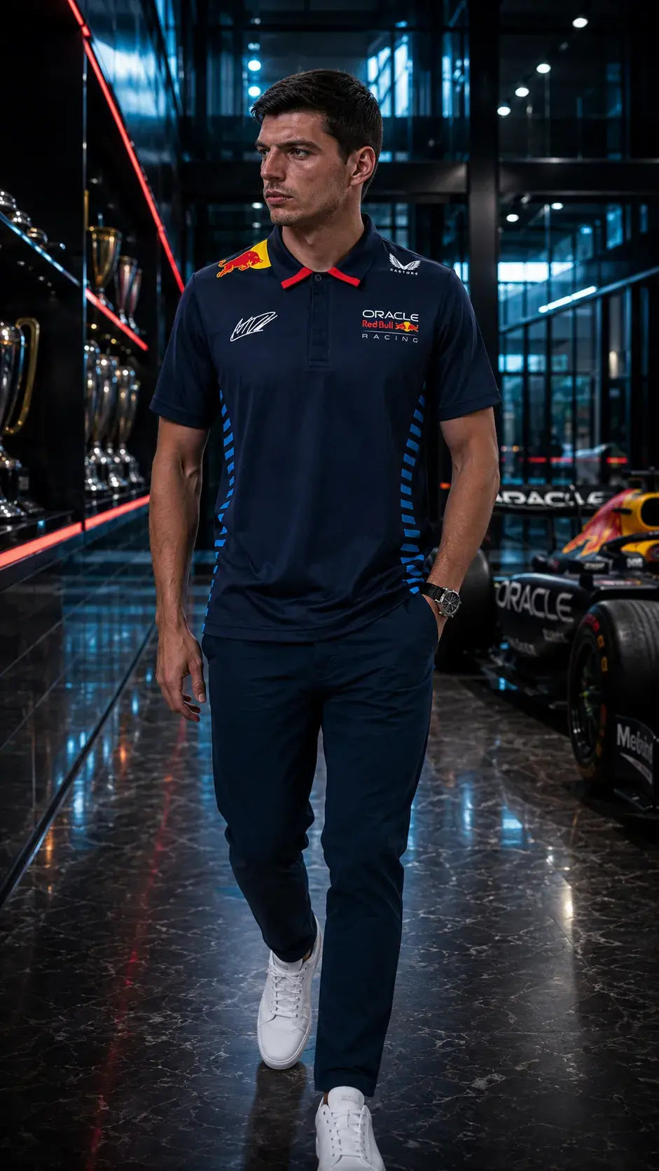 Oracle Red Bull Racing 2026 Max Verstappen Signature Team Polo Shirt
