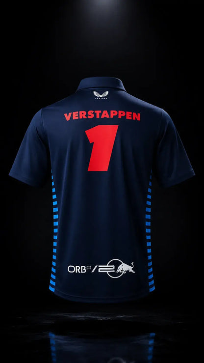 Oracle Red Bull Racing 2026 Max Verstappen Signature Team Polo Shirt