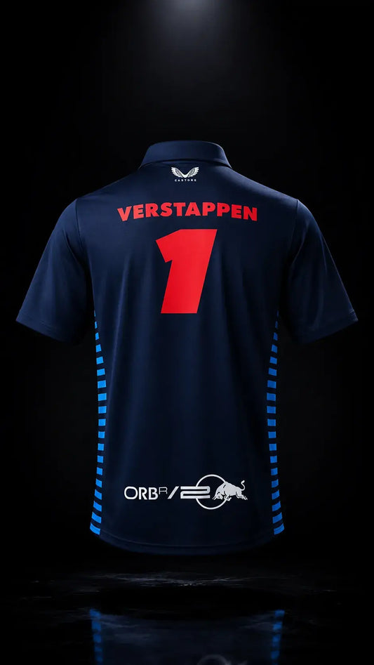 Oracle Red Bull Racing 2026 Max Verstappen Signature Team Polo Shirt