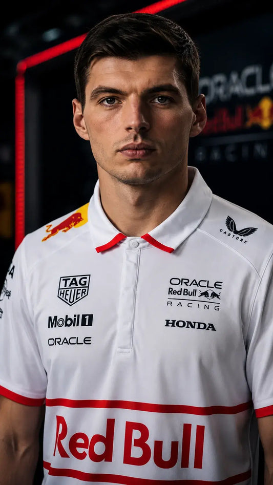 Oracle Red Bull Racing 2026 Team Polo Shirt - White