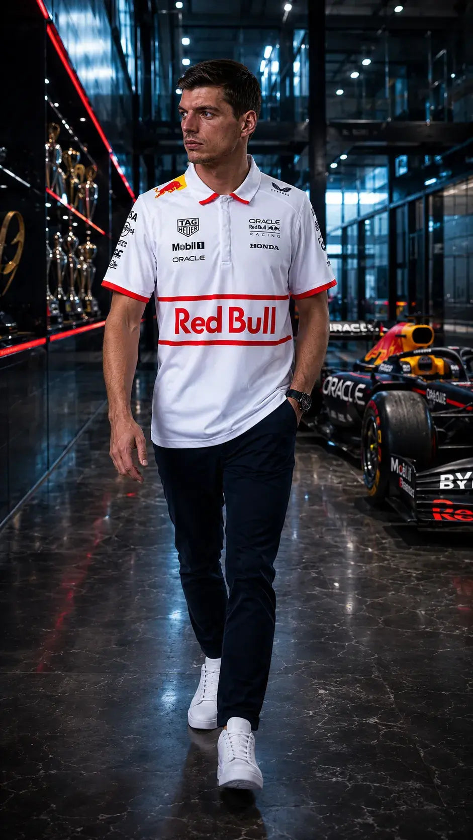 Oracle Red Bull Racing 2026 Team Polo Shirt - White