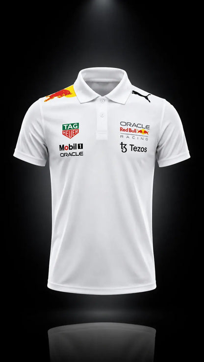 Oracle Red Bull Racing 2026 Team Polo Shirt - White