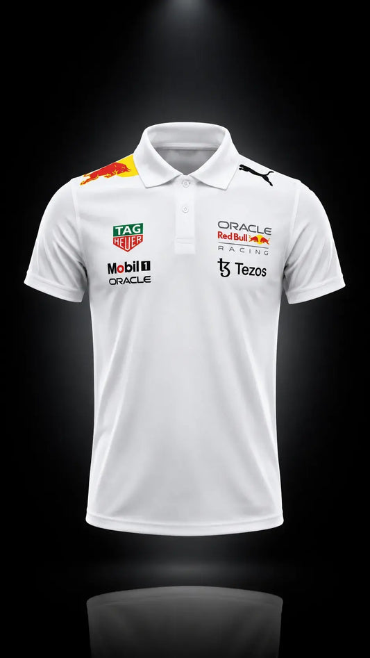 Oracle Red Bull Racing 2026 Team Polo Shirt - White