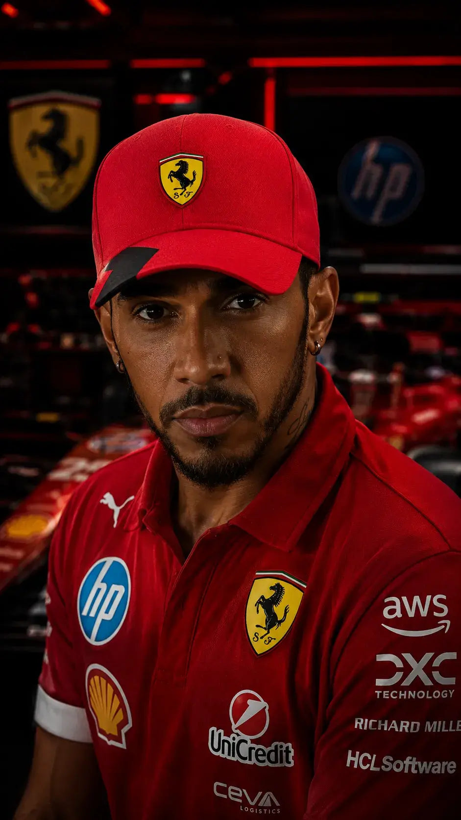 Scuderia Ferrari 2026 Team Cap - Red Black Edition