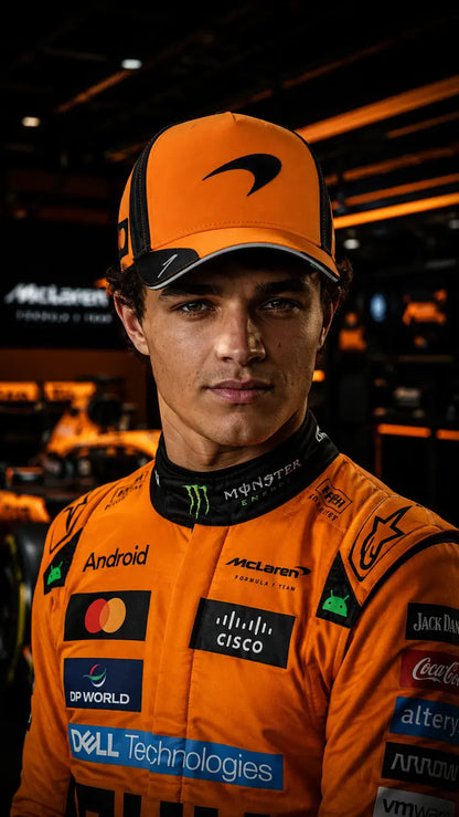 McLaren Formula 1 Team 2026 Puma Cap - Papaya / Black